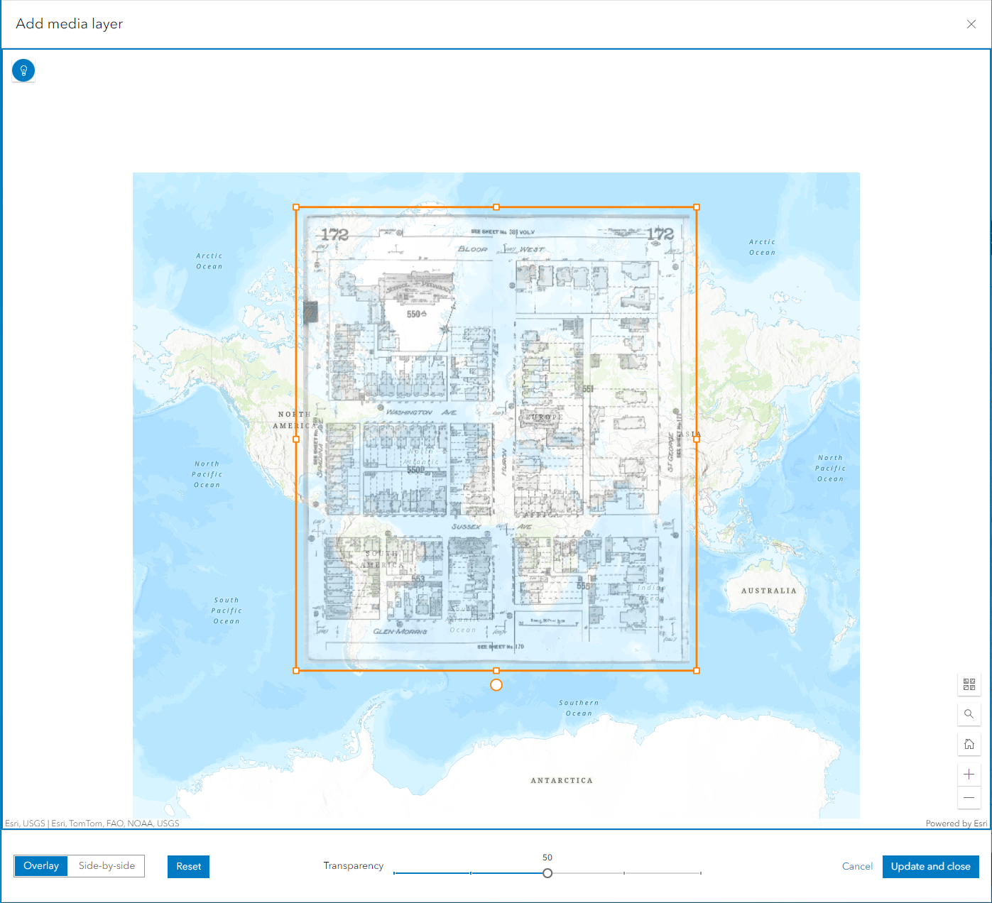 Adding Media | Adding Media Layers in ArcGIS Online