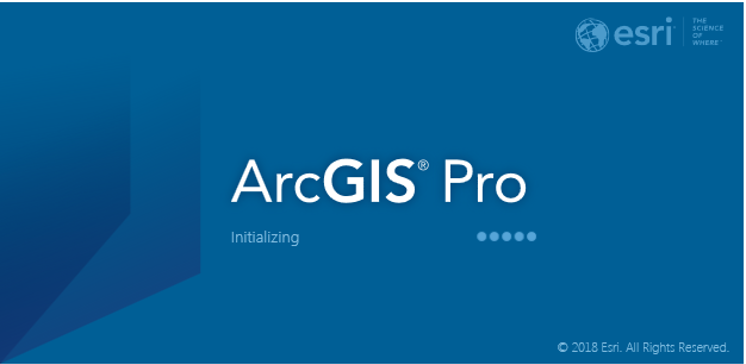 ArcGIS Pro startup logo
