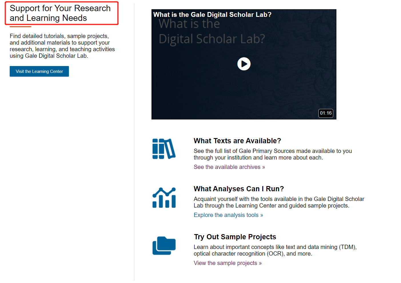 Interface for extra support