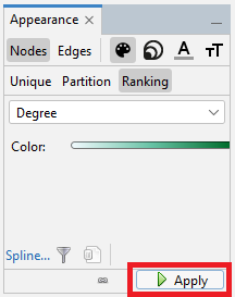 In the Appearance panel, the Apply button highlighted. 