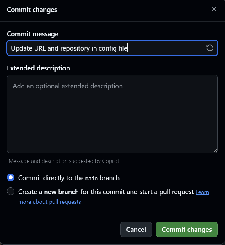 Commit changes to _config.yml