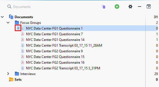 Activate highlighted