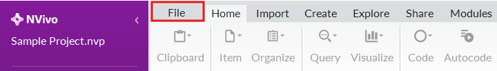 File highlighted.