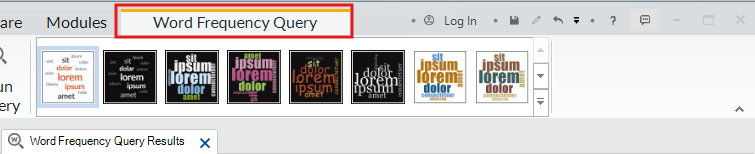 Red box around Query Tools on the top menu.