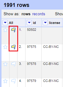 Location of flags under All
