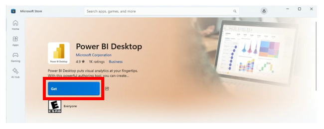 Power BI in the Microsoft Store