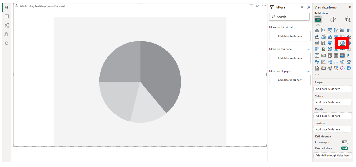 Adding a Pie Chart and resizing