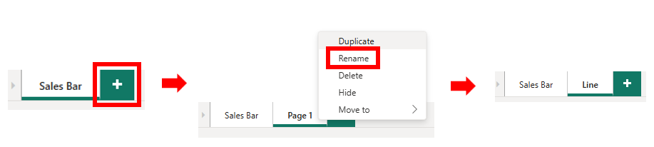 Renaming our Report page to "Line"