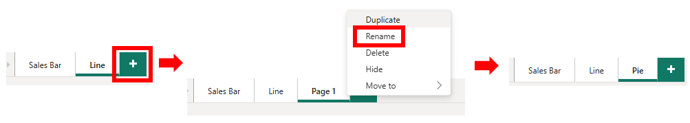 Adding a Pie report page