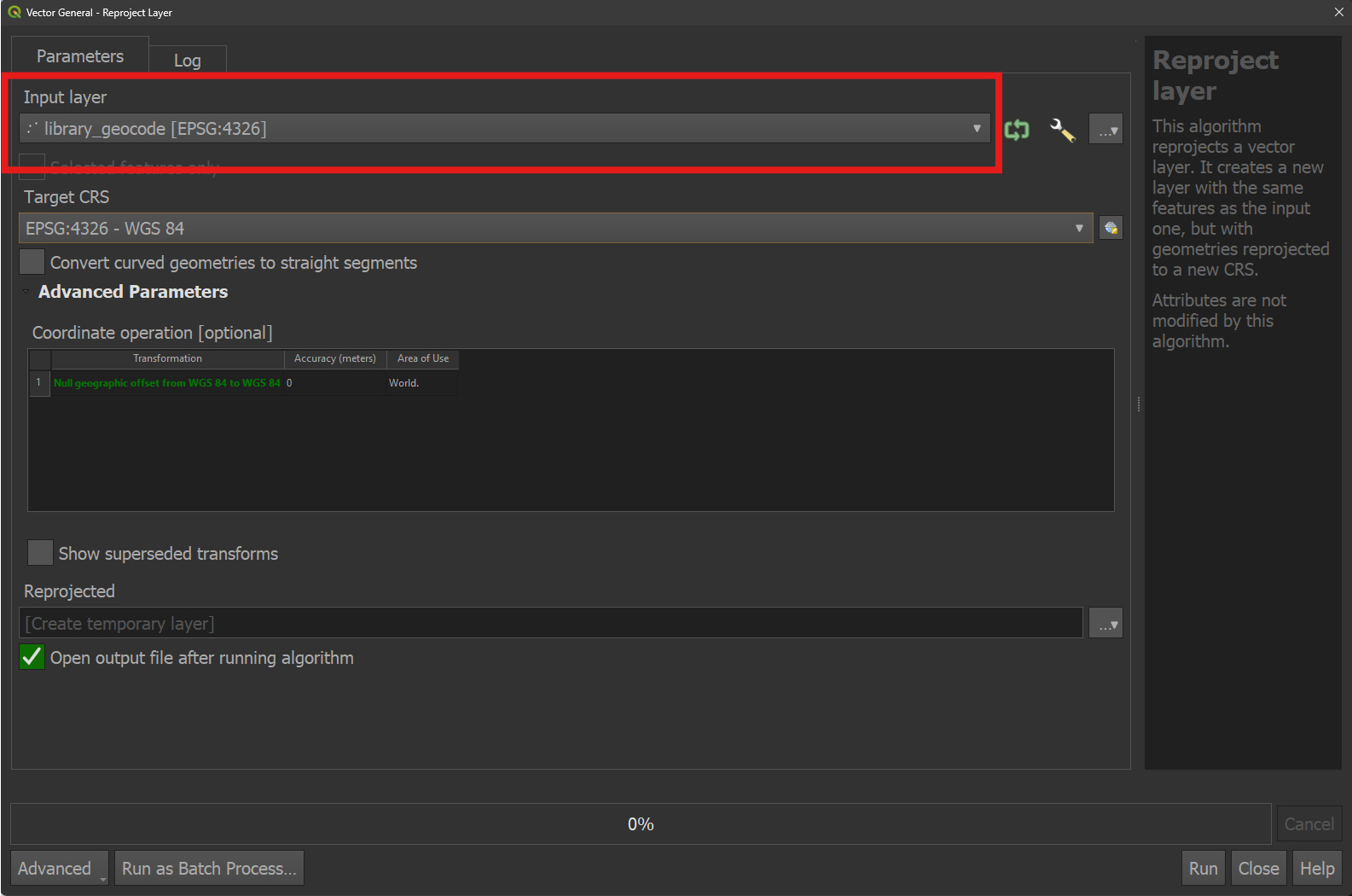 Input layer = libraries