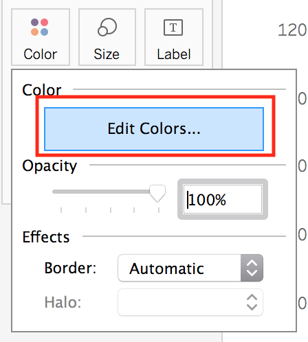 "Edit Colours" button highlighted.