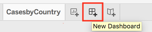 "New Dashboard" button highlighted