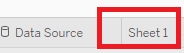 Highlight of Sheet 1 icon