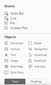 Sheets options menu shown