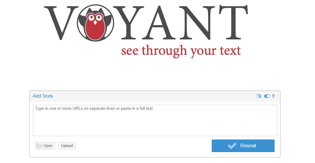 Voyant home screen is shown