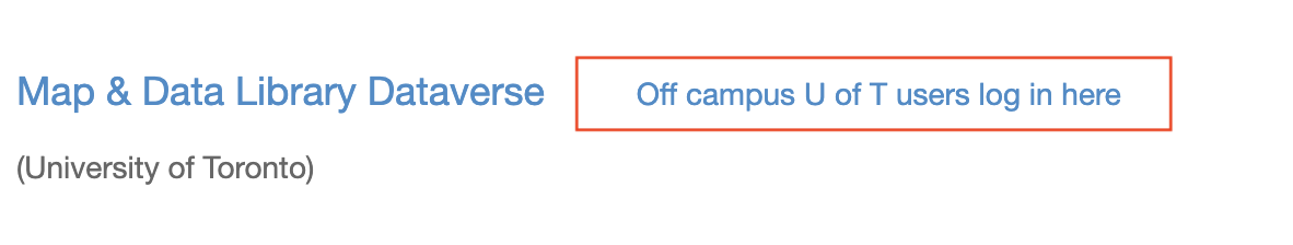 location to log in to dataverse