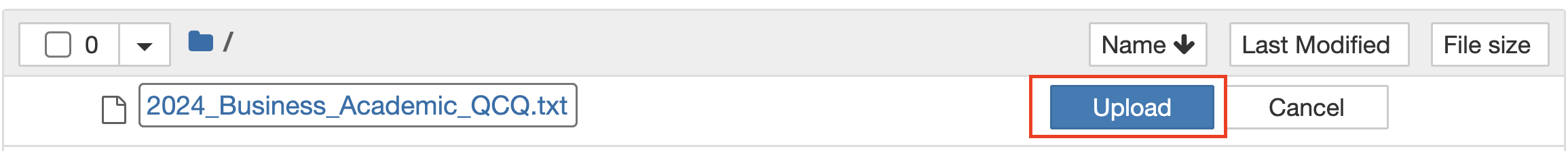 uploading a file to Jupyter